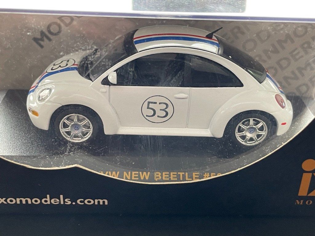 Volkswagen Modellini d'auto: VW New Beetle Herbie 53 Ixo 1/43 – Nuovo e nell'imballaggio originale da Würenlos venduto da SWISSOLDTIMERS