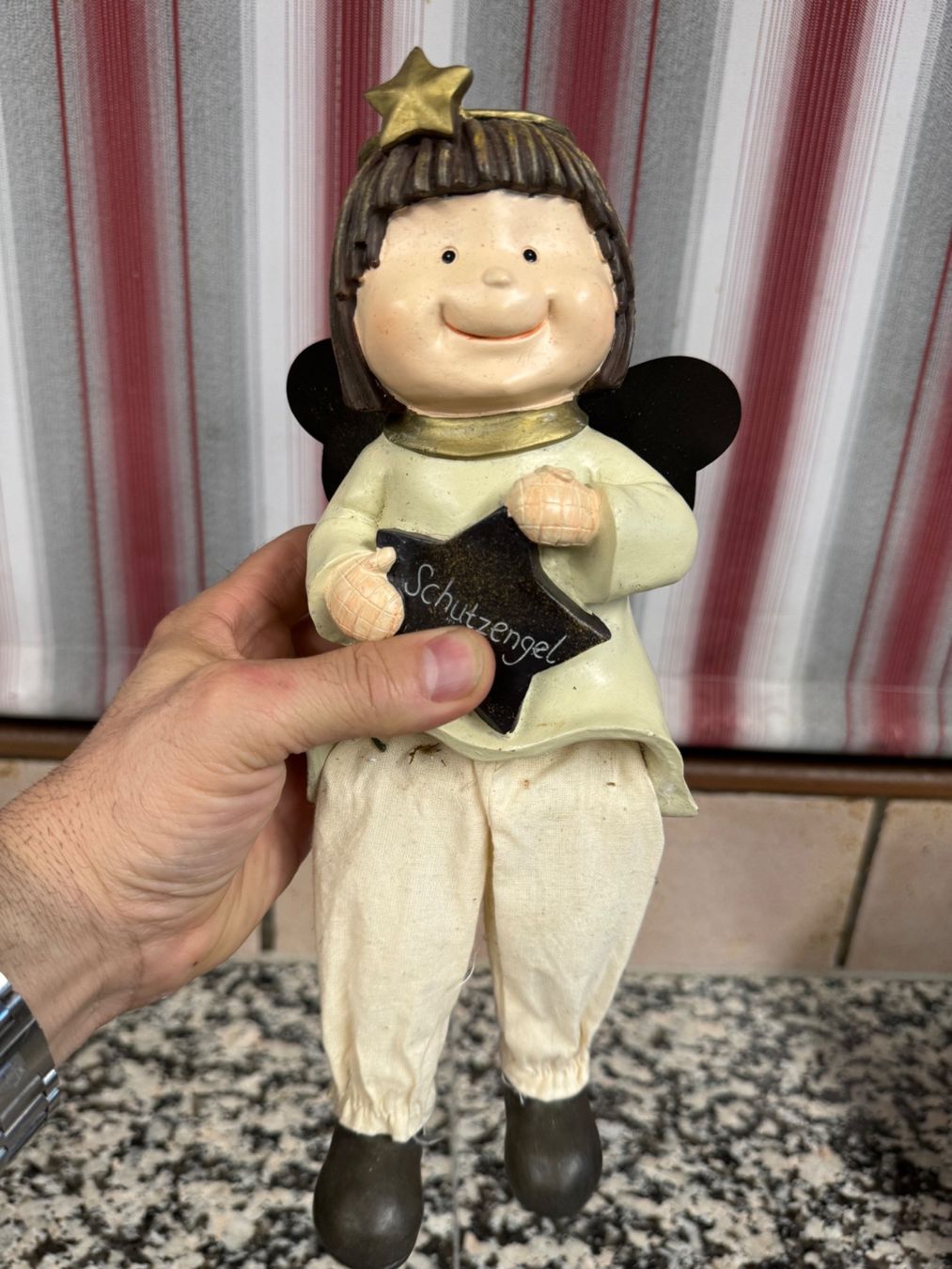 Statuette: Schöne Schutz-Engel-Figur – Usato da Winterthur venduto da sportdisco2 2