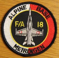 F/A-18 Alpine Base Meiringen, Swiss Air Force, Badge