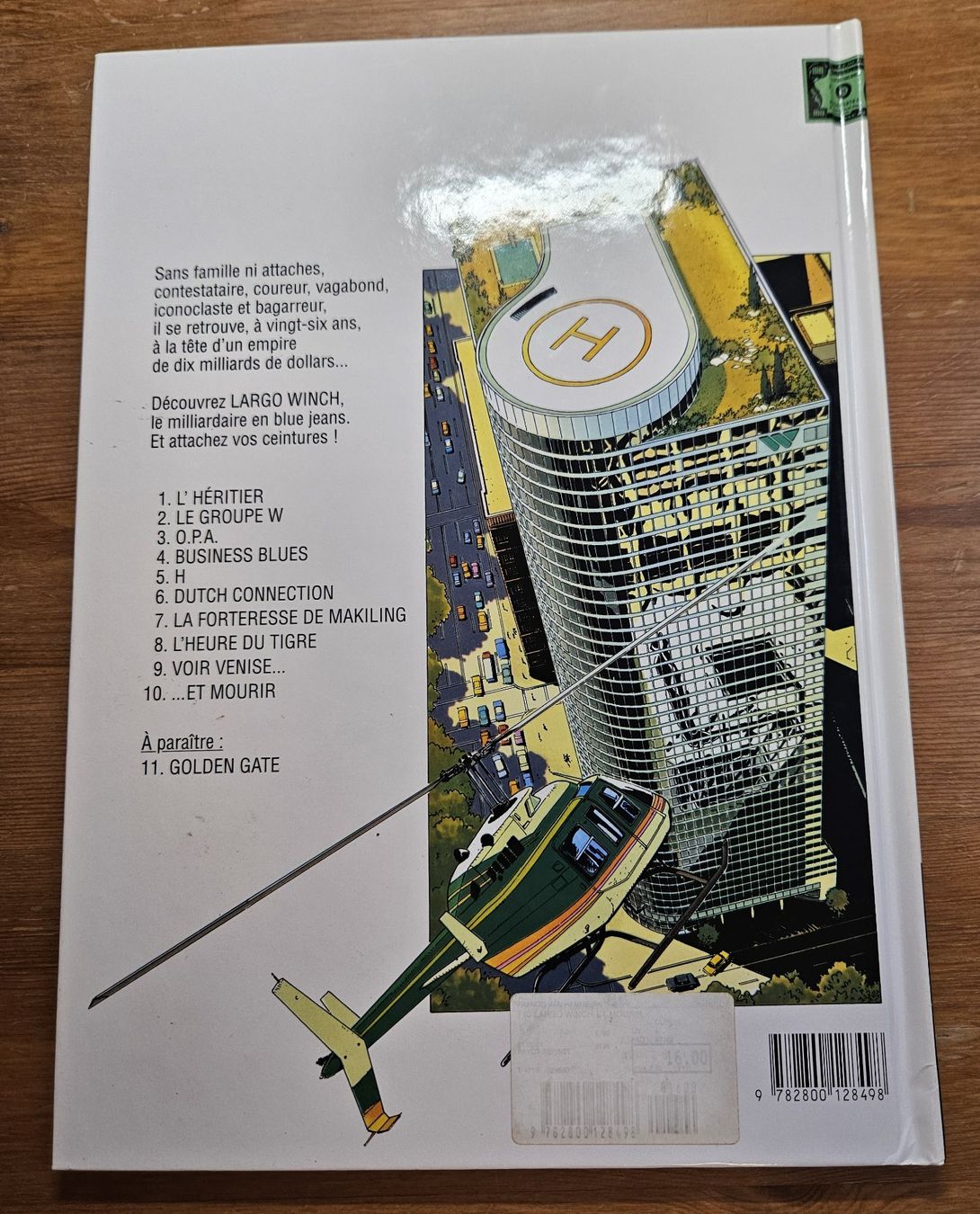 Fumetti: Largo Winch N 10 E.O. (T.T.B.E.)   ...Et mourir – Usato da Prévonloup venduto da bitume1975 2