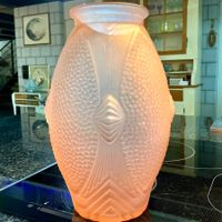 ART DECO VASE SATIN ROSALIN KRISTALLGLAS FRANKREICH UM 1930