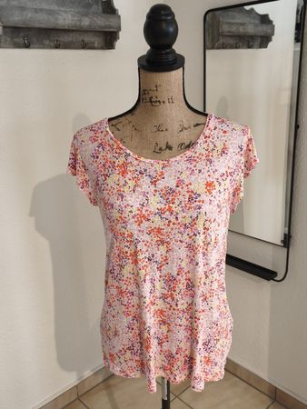 Sure! Shirt mit Blumenmuster, Grösse L,