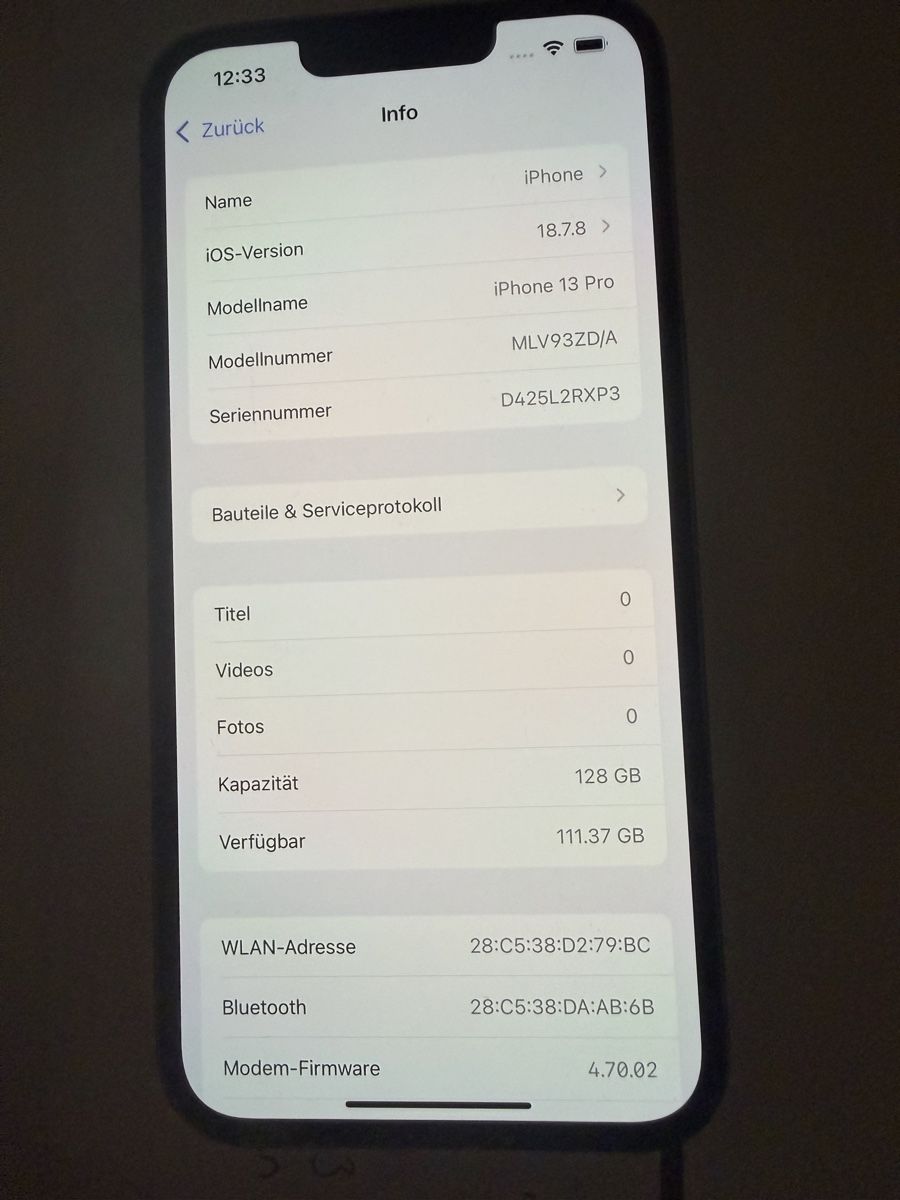 Apple Portables: iPhone 13 Pro 128GB defekt Risse Rückseite – Défectueux à Gerlafingen par pcug 1