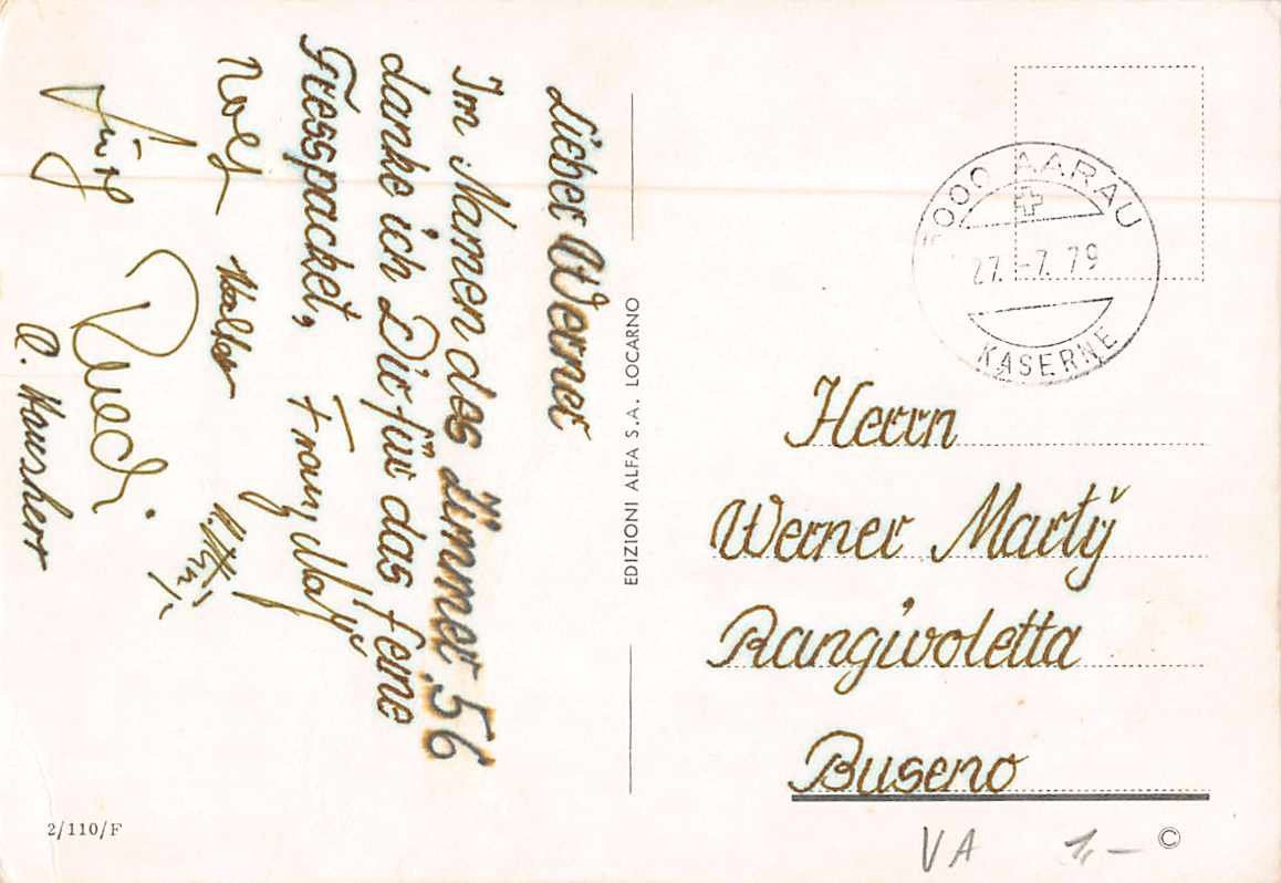 Cartoline postali: 5 MILITÄR-HUMOR-Ansichtskarten mit FELDPOST – Usato da Lufingen venduto da TopAnsichtskarten 9