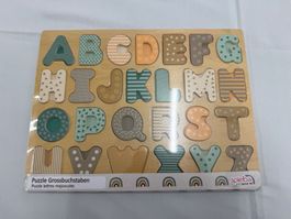 Spielba Holzpuzzle ABC Grossbuchstaben, neu & OVP! Nr. 255