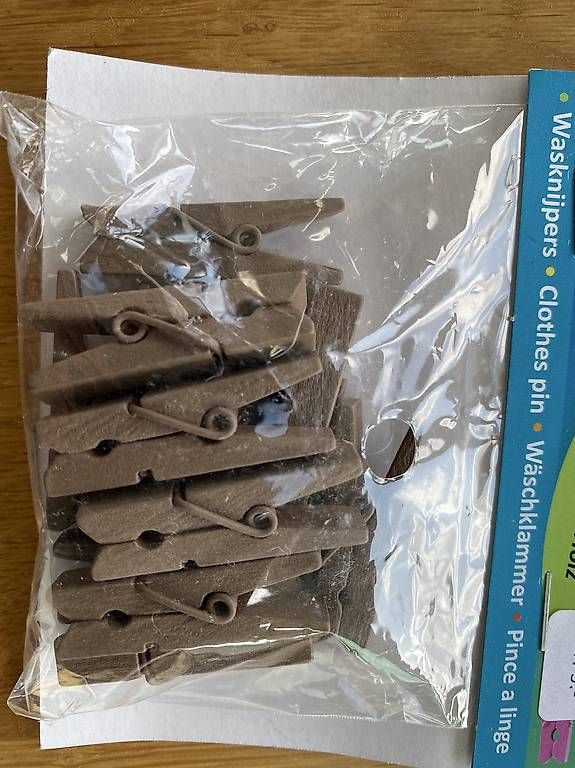 Tutti gli attrezzi: Wäscheklammern aus Holz – Nuovo e nell'imballaggio originale da Egolzwil venduto da taraxacum65 2