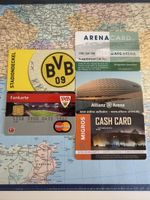 Stadion, Fussball Kärtchen diverse, Sammlerstücke, verschied