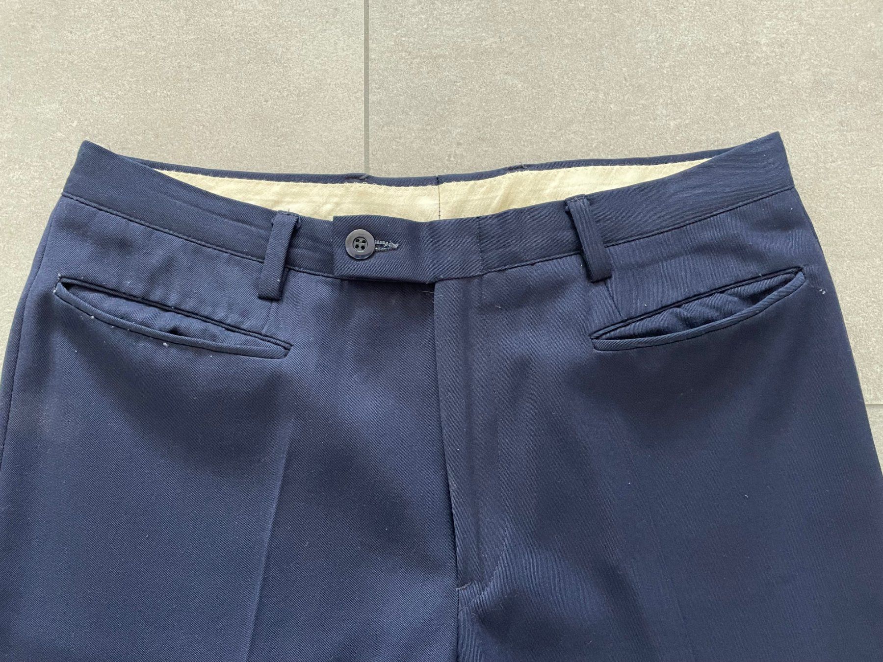 Pantaloni: Vintage Blue Elegant Pants – Usato da Chiasso venduto da Er_Mon 2
