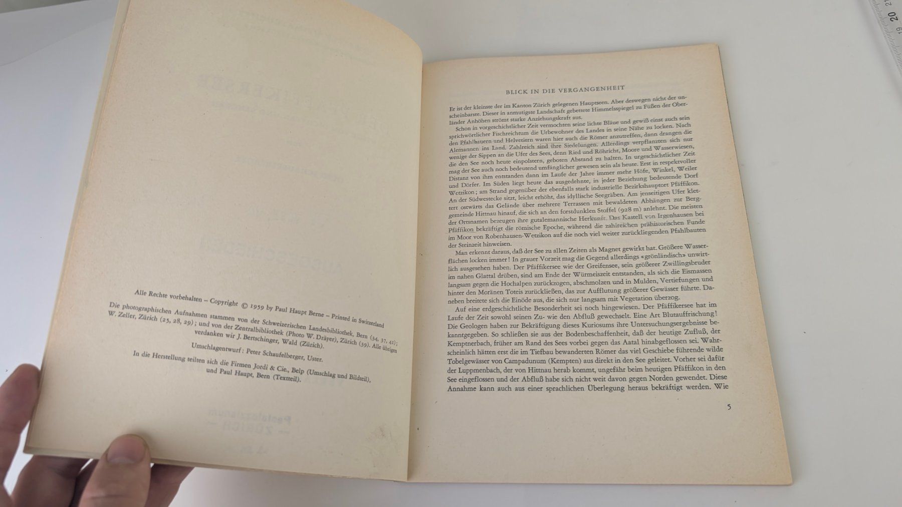 Libri: Schweizer Heimatbücher: Der Pfäffikersee 1959 – Usato da Zürich venduto da axolottchen 4