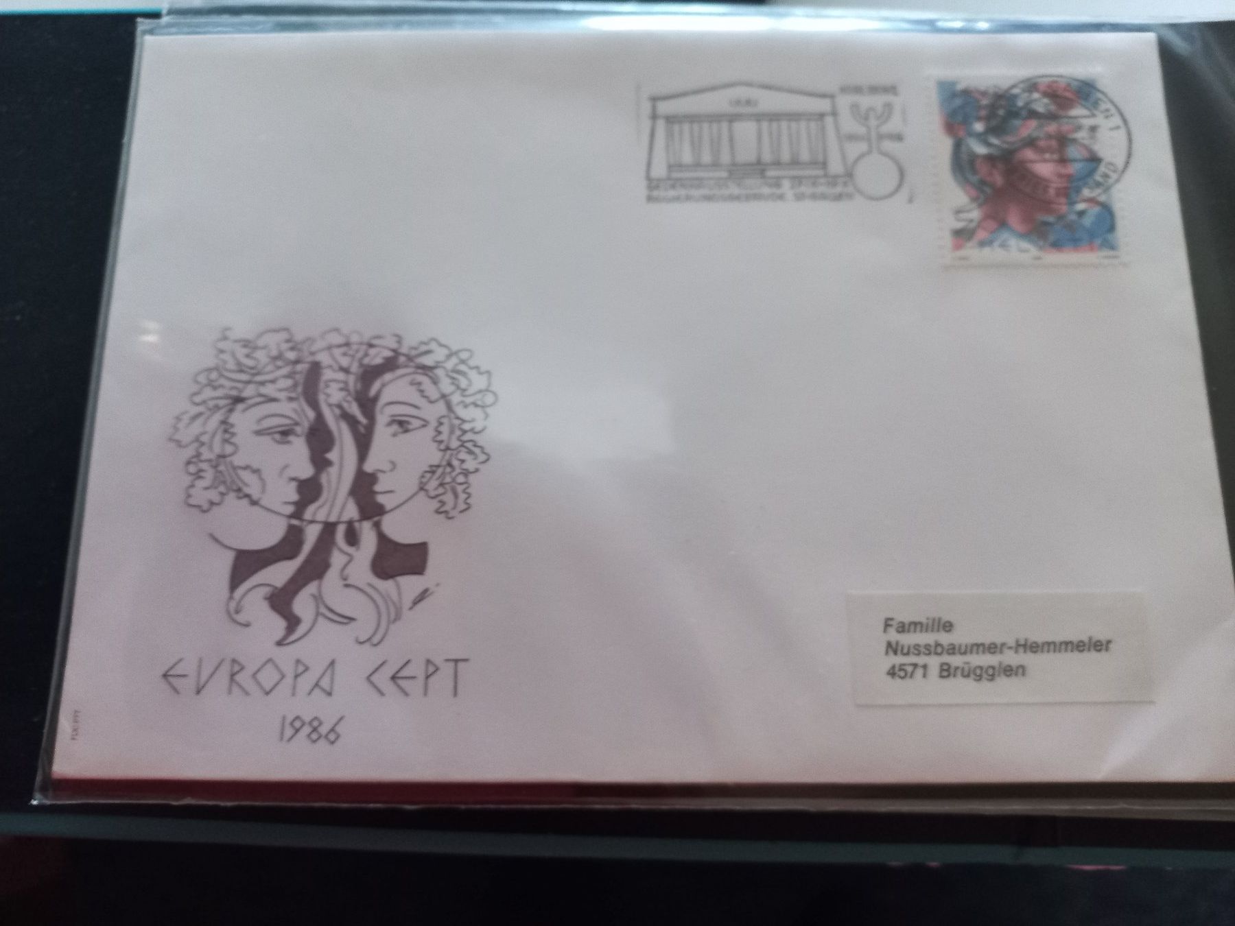 Timbri: Album mit verschiedenen Flaggenstempel – Usato da Brügglen venduto da hokuspokus04 2