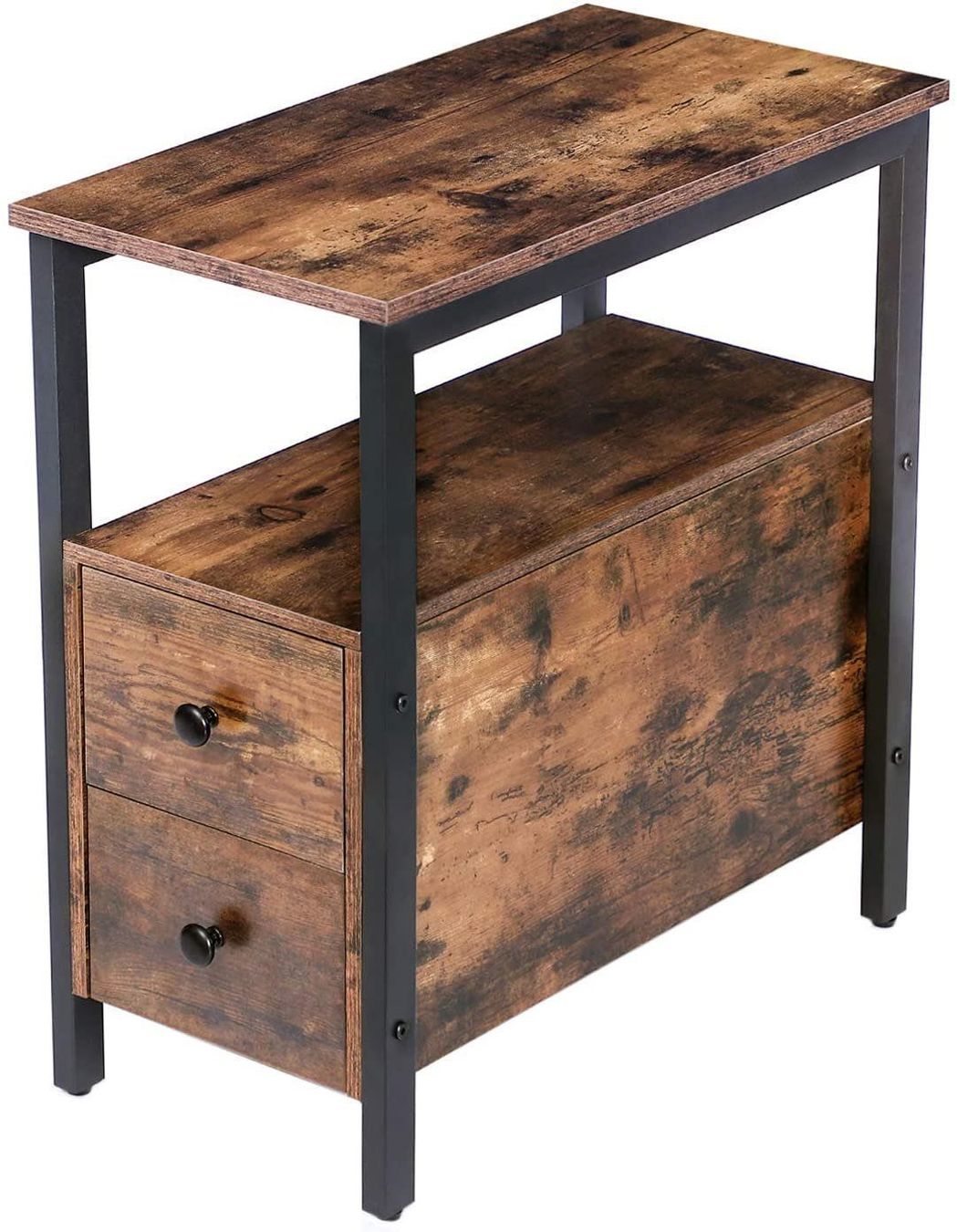 Nachttische: Nachttisch Beistelltisch Nachtschrank 2 Schubladen 48x30x62 – Neu und originalverpackt aus Herisau von Zevora