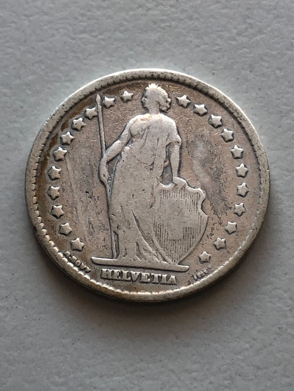 Tutti le monete: 1 Fr. 1903 – Usato da Schötz venduto da Odpa 1