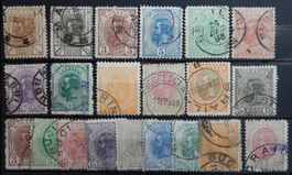 Rumänien ex. Kat. 99-141 gest. 1893/1900