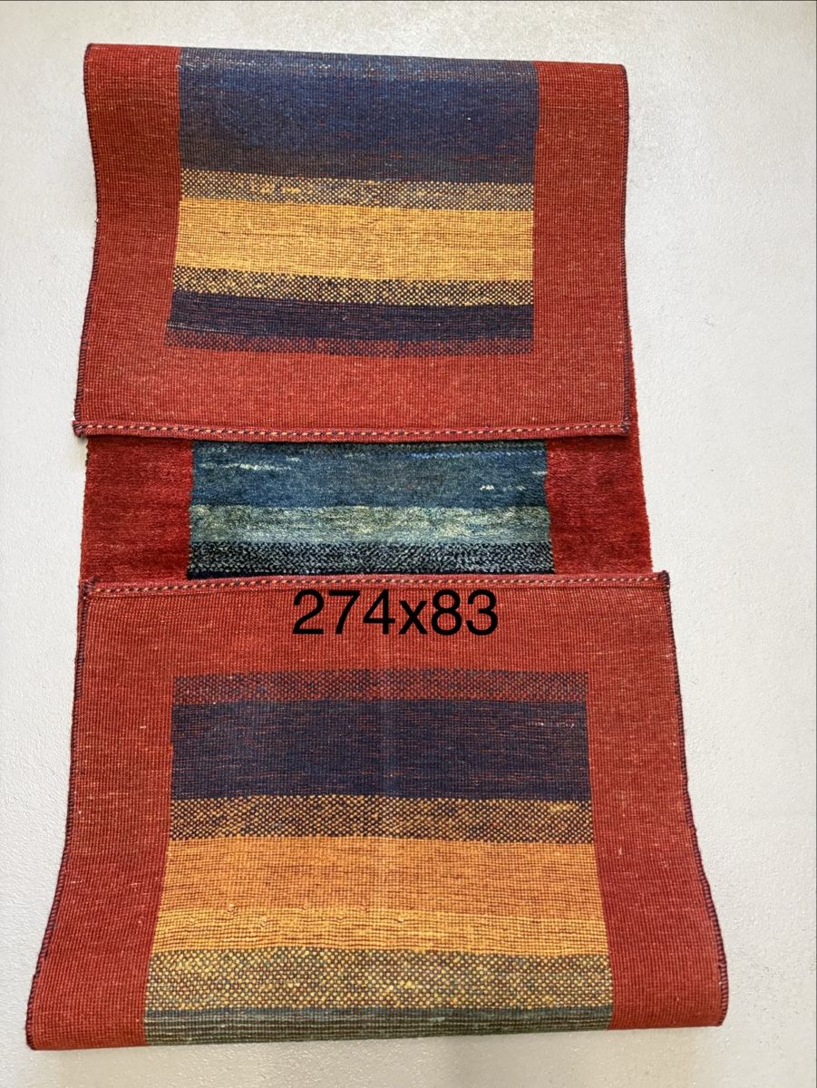 Gabbeh Tapis: Wunderschöner Farbenfroher Teppich( GABBEH)274x84.cm – D'occasion à Büron par Filadefia-888 5
