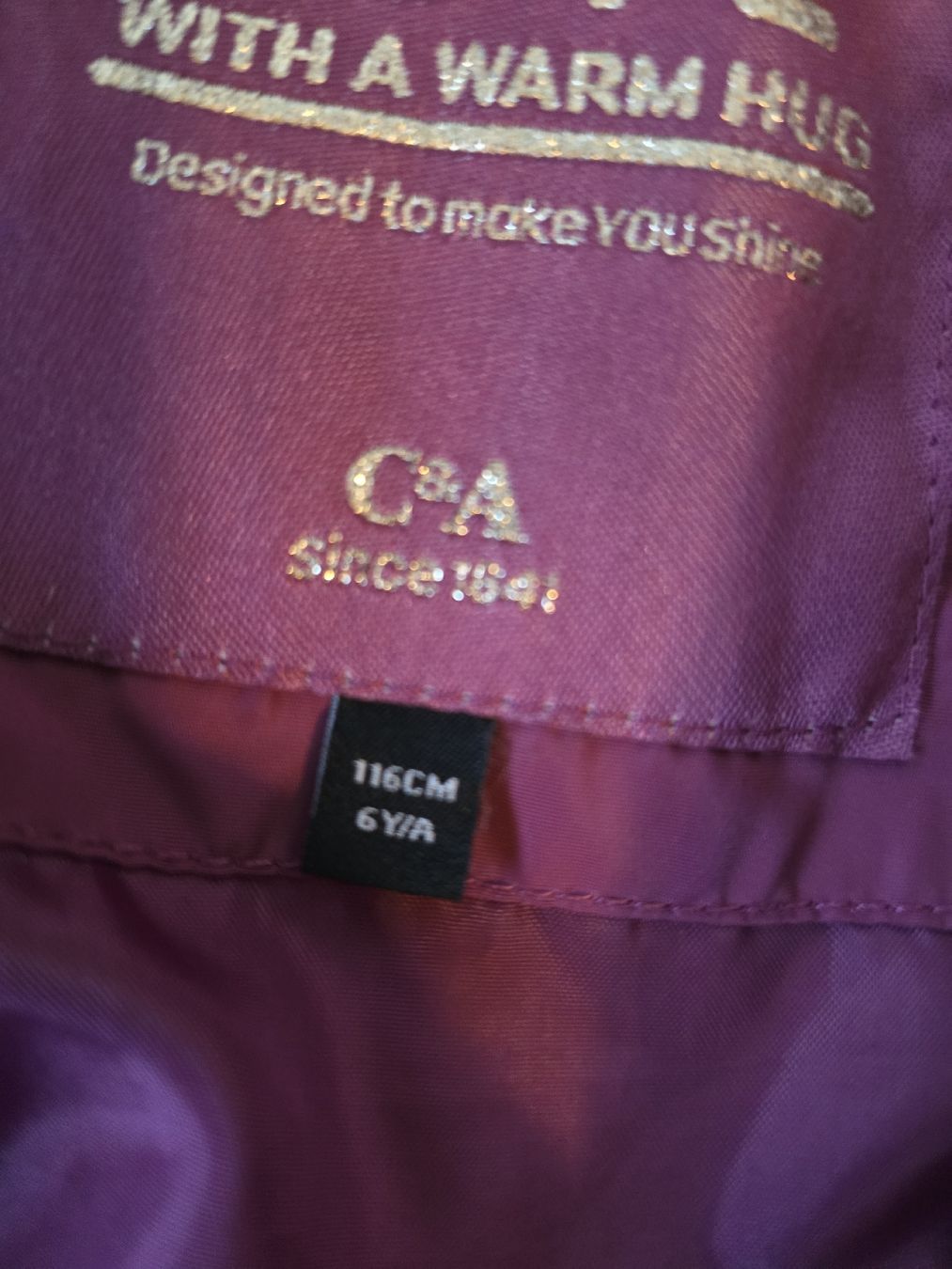 C&A Jacken & Mäntel: C&A Winterjacke Mädchen, Grösse 116 – Gebraucht aus Unterentfelden von Panda-87 4