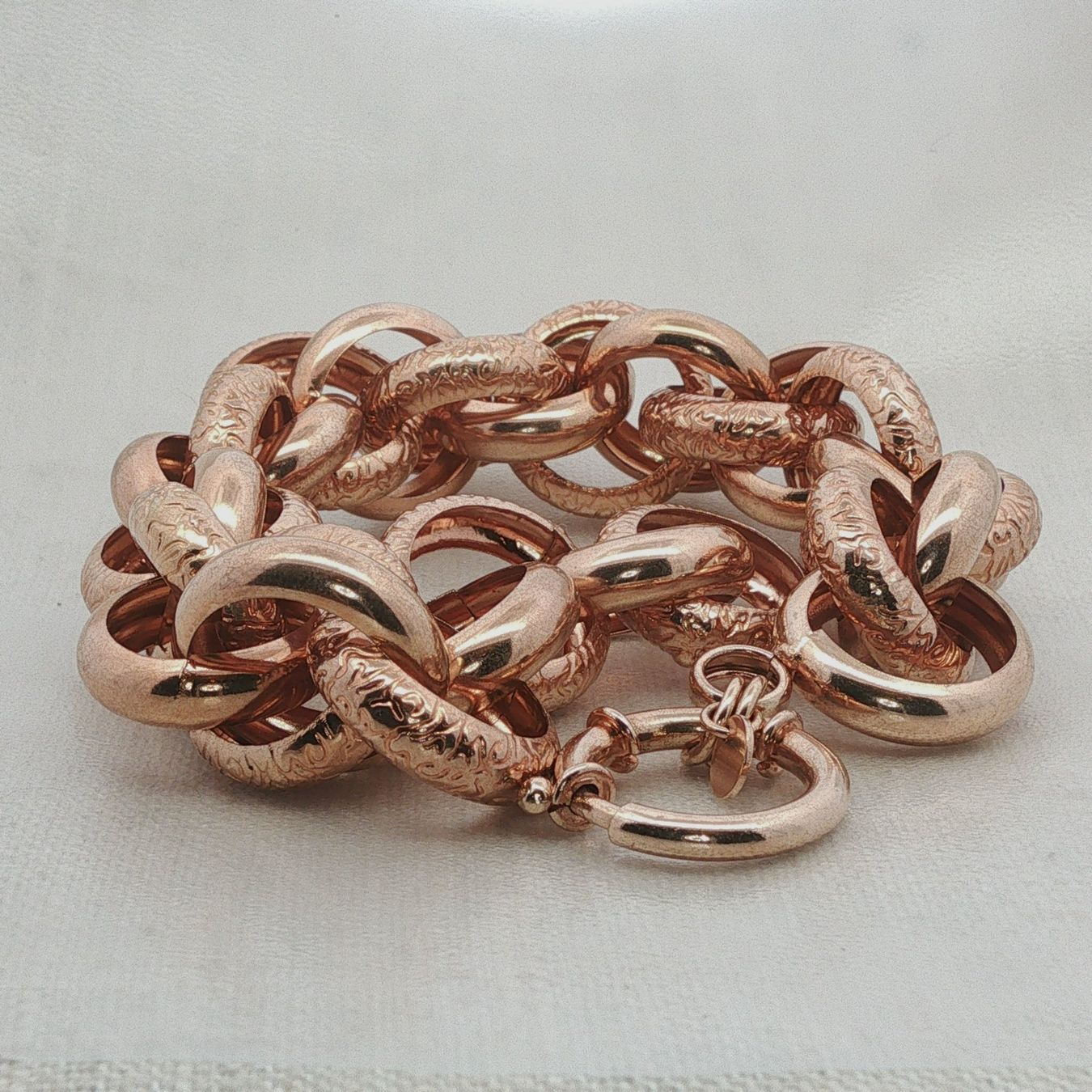 Olga Ribler Bracciali & Braccialetti: Statement Armband Sterling Silber rosevergoldet – Nuovo (secondo la descrizione) da Luzern venduto da Schmuckoutlet