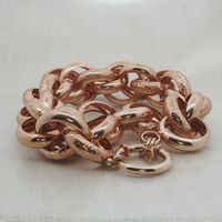 Statement Armband Sterling Silber rosevergoldet
