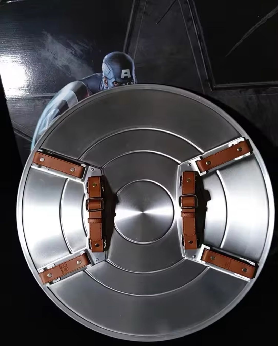 Insegne: Captain America Silber  Metall Prototype Schild 60cm – Nuovo (secondo la descrizione) da Lohn-Ammannsegg venduto da JarvisSystem2.0 1