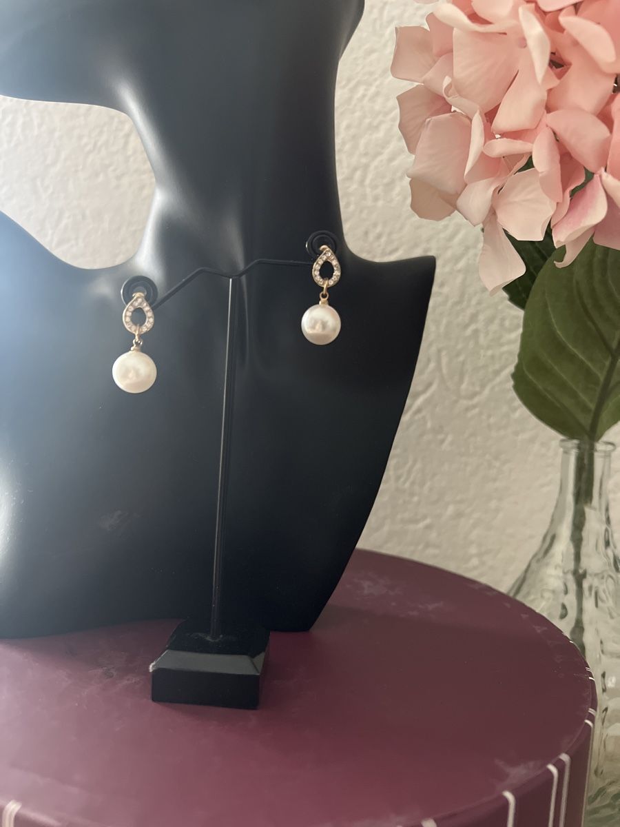 Orecchini pendenti & Orecchini a lobo: Schöne Ohrstecker mit Perle  – Nuovo (secondo la descrizione) da Seon venduto da Sunny-Schmuck78