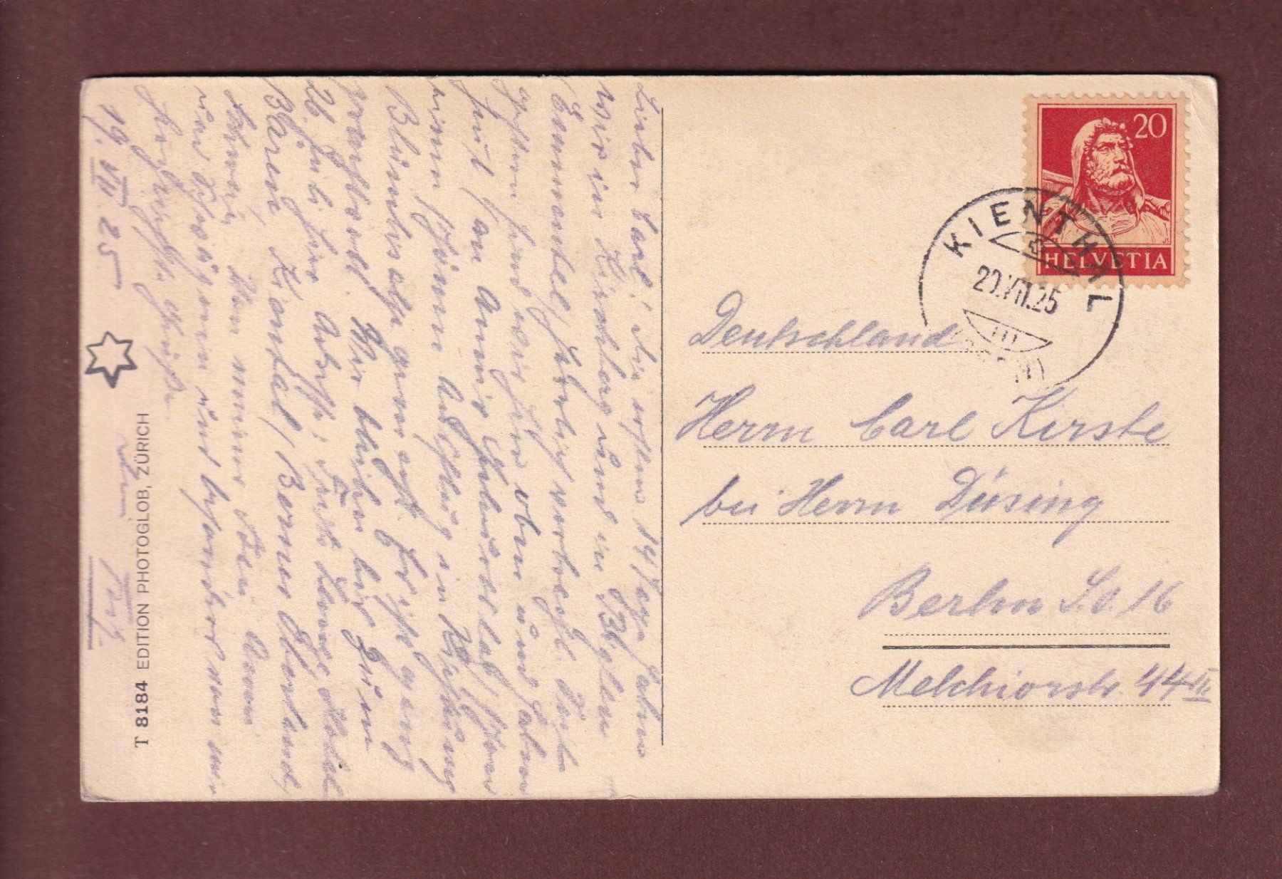 Cartes postales: KIENTAL - Bundalp - 1925 – D'occasion à Pully par nicecards-shop 1