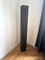 Stehlampe dunkel 120cm hoch