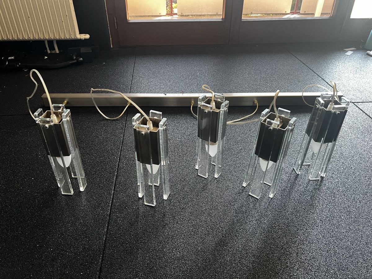 Lampadari & plafoniere: Moderne Designer-Hängelampe mit Glasakzenten – Usato da Lostorf venduto da koe_8bx5 2