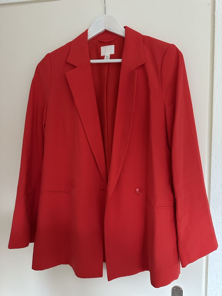 H&M Giacche: NEU Blazer Rot Grösse XS – Nuovo (secondo la descrizione) da Zug venduto da MC2CC