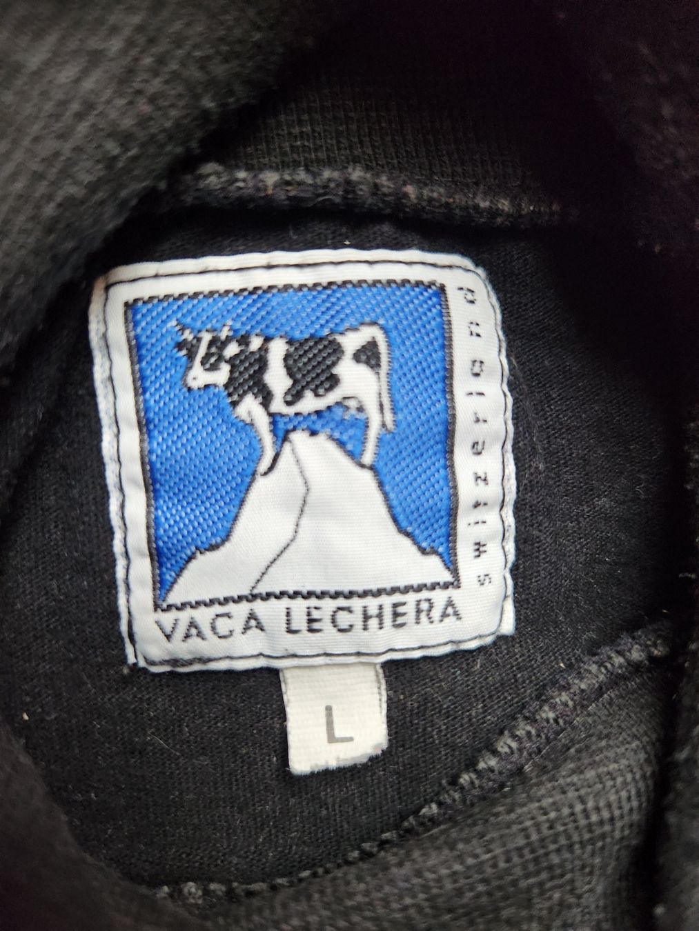 Maglioni & Felpe: Rollkragenpullover VACA LECHERA mit Kühen am Hals Gr.L – Usato da Gstaad venduto da Meiel2020 4