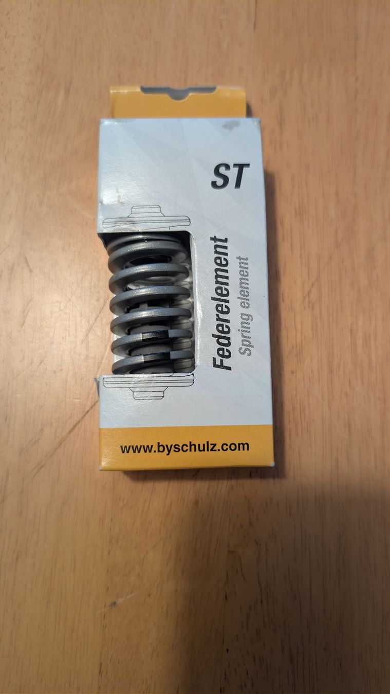 Pezzi di ricambio: FederElement ST byschulz Spring element Extra Hard - schwarz – Nuovo (secondo la descrizione) da Adliswil venduto da Intimidator