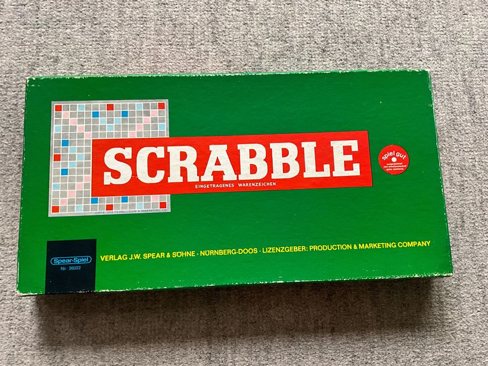 Scrabble mit Holzbuchstaben (Gebraucht) in Jona für CHF 12 – mit ...