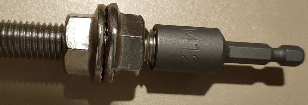 Eisenwaren: 100 Stk Stockschrauben M 12x200 V2A (Liefer. m. Eindrehhilfe – Neu (gemäss Beschreibung) aus Nürensdorf von Cocacola 7