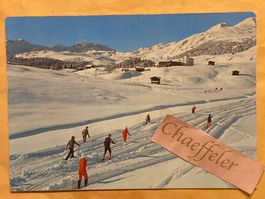 1976 Arosa, die Langlaufschule mit dem