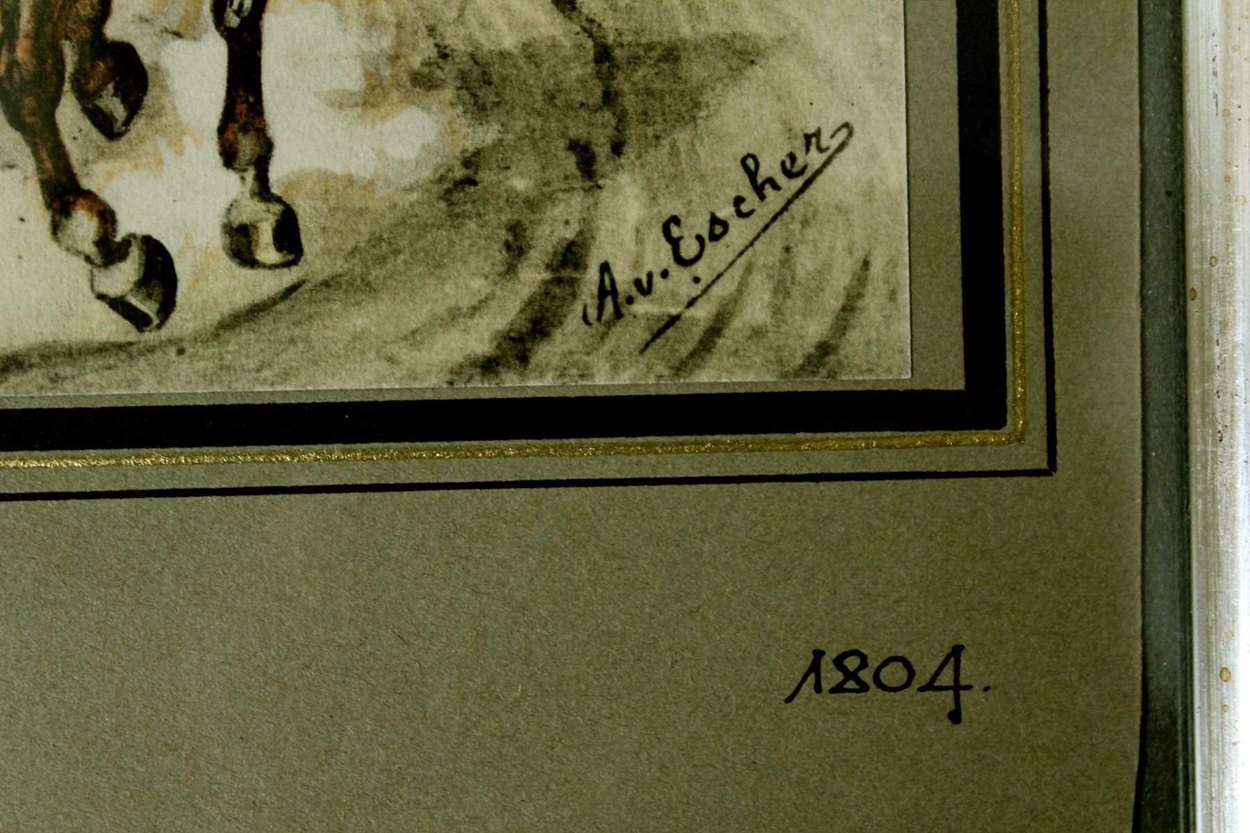 Grafica & Litografie: A. v. Escher Dragoner Berne 1804 – Usato da Tavannes venduto da Brocashop 3