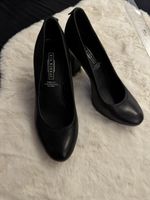 Schwarze Kunstleder Pumps 5th Avenue Gr. 35 Absatzschuhe