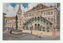 Ansichtskarte Bern Rathaus guter Zustand