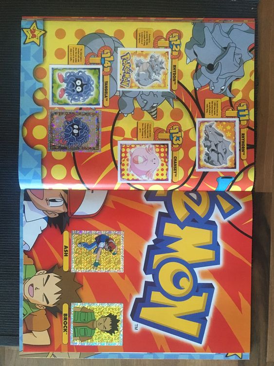 Pokemon Sticker Album Topps Merlin 1999 Vintage komplett Kaufen auf Ricardo