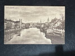 Alte Lithokarte Zürich 1913    (G222)