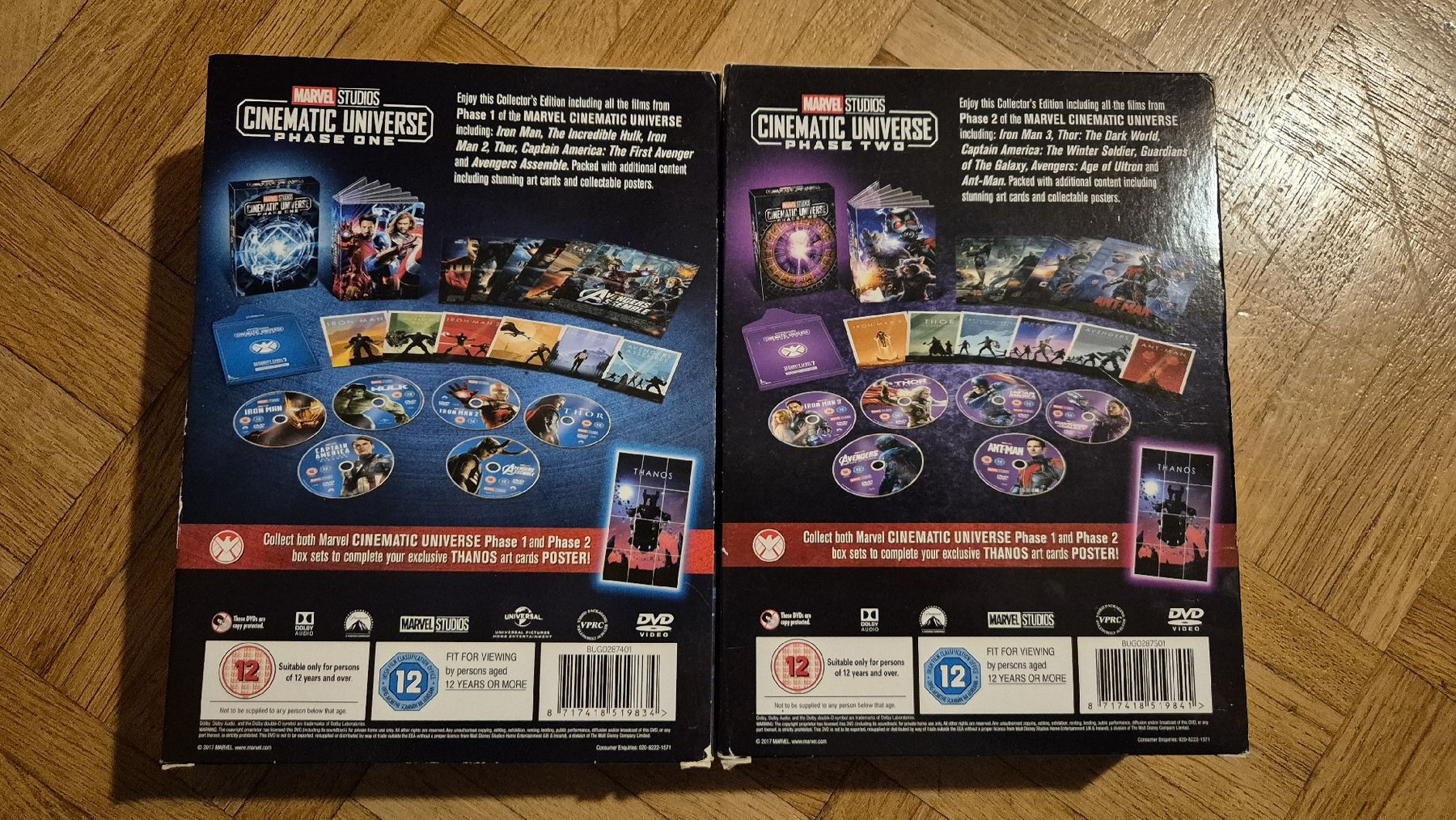 Alle DVDs: Marvel Cinematic Universe Phase 1 & 2 – Gebraucht aus Zürich von pha_k58q 2