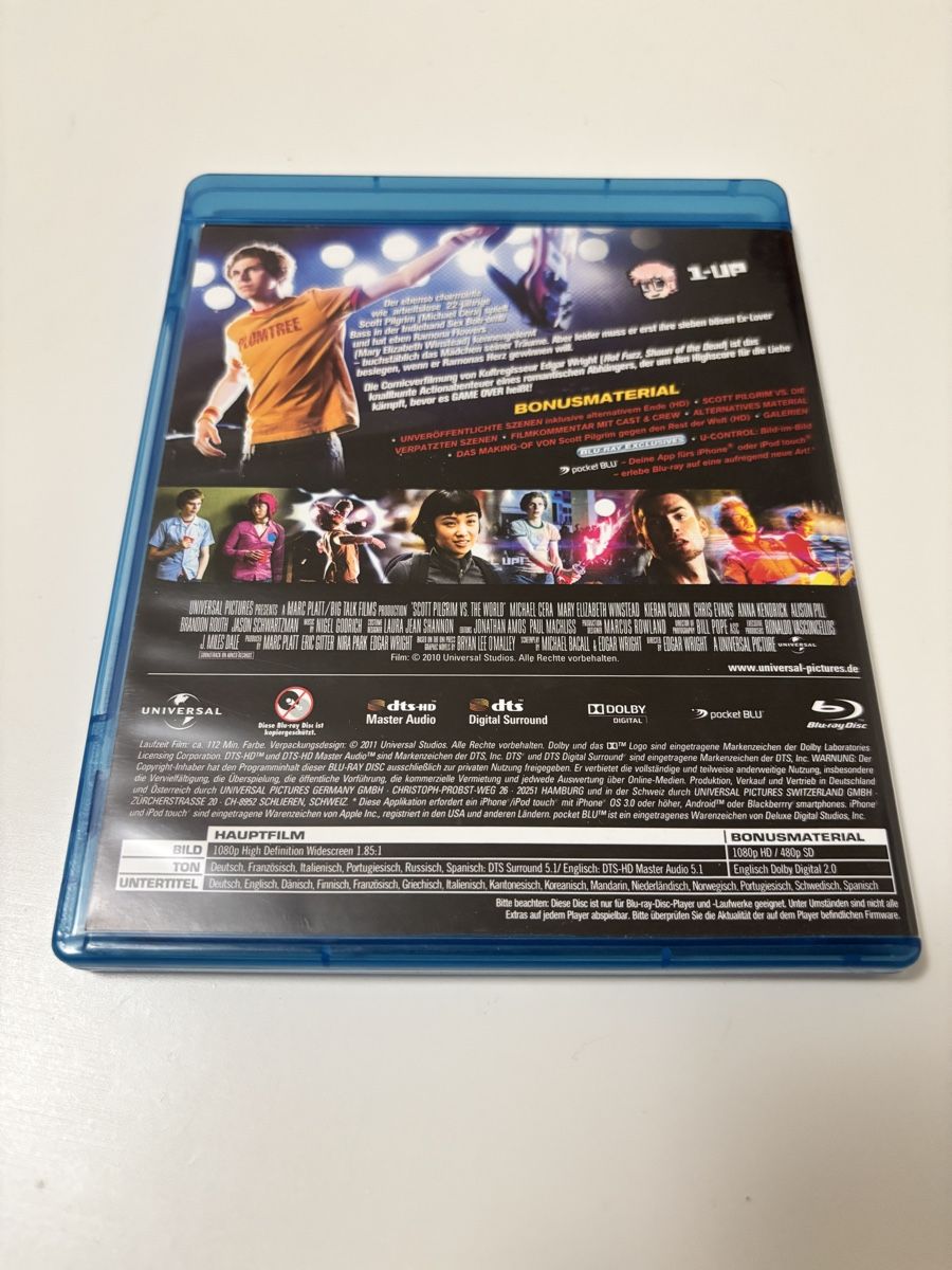 Tutti i DVDs: Scott Pilgrim vs. the World - Blu-ray – Usato da Luzern venduto da Armastra 1