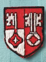 Vintage Badge Wappen Kanton Obwalden ST. GALLER STICKEREI