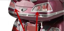 GOLDWING 1800 /01-05/ Zierblenden Rücklicht Topcase/NEU!