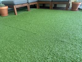 Kunstrasen-Set für den Balkon/Terrasse,Top Zustand!