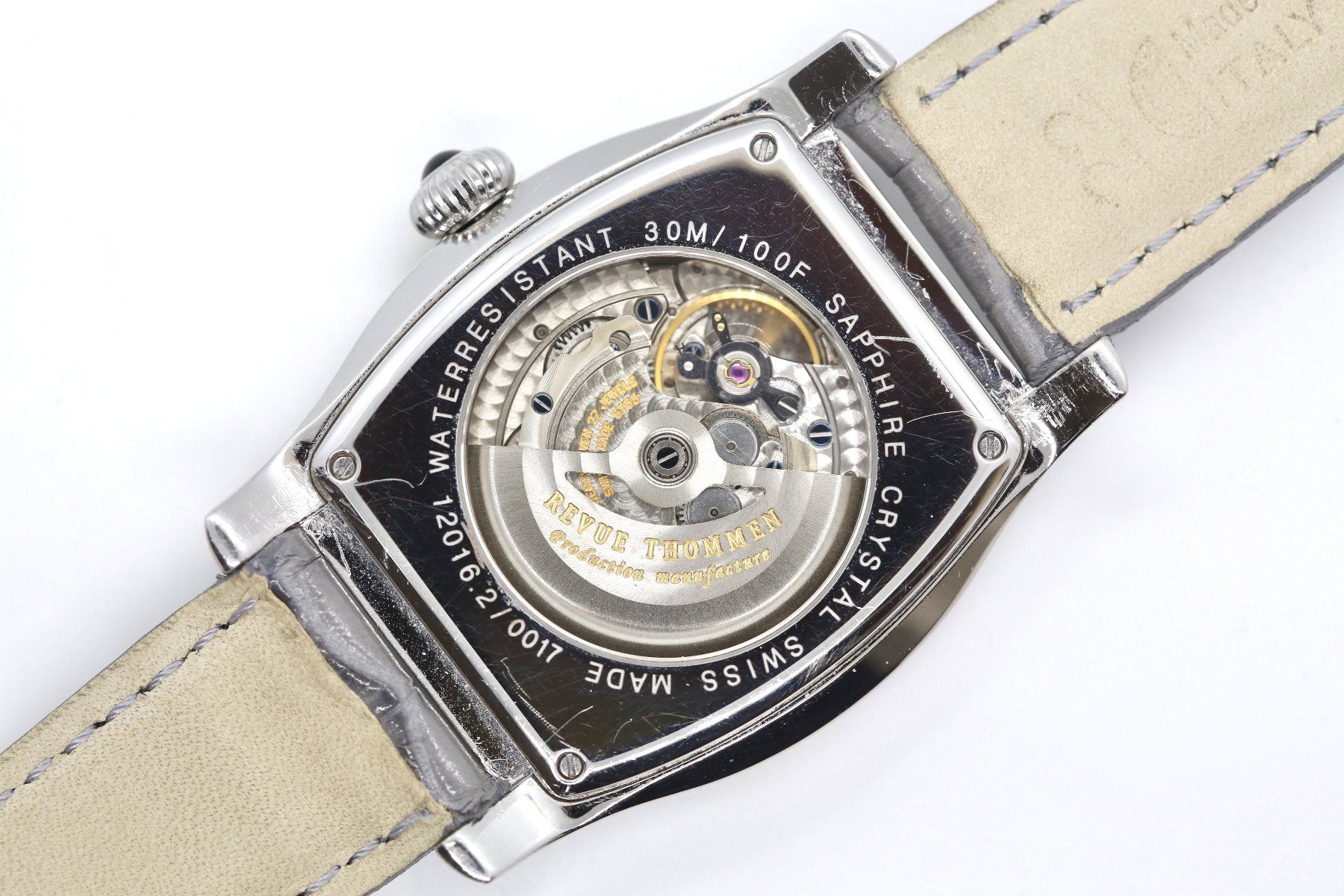 Revue Thommen Orologi: Revue Thommen Tonneau Herrenuhr – Usato da Reinach BL venduto da Han-Numismatik 4