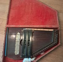 Zither Germania Accord-Zither mit Koffer und Noten
