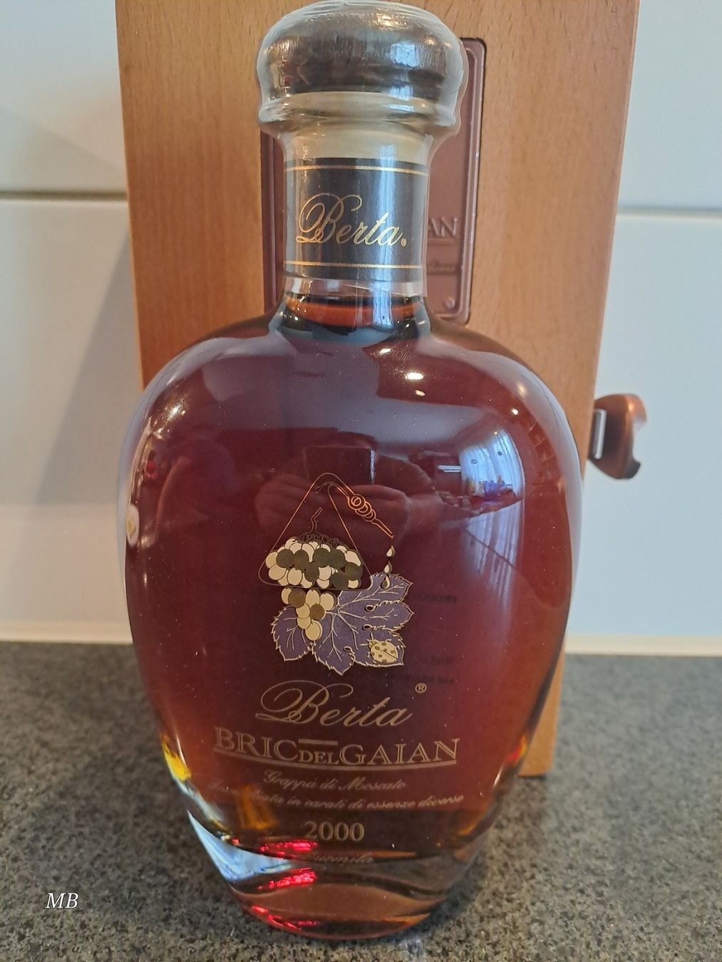 Berta Bevande alcoliche: Berta Grappa BRICDELGAIAN 2000 mit OHK – Nuovo e nell'imballaggio originale da Elsau venduto da Kellerraeumung 2