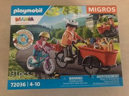 -NEU- Playmobil-Spielset «Lastenvelo» Migros-Mania 72036