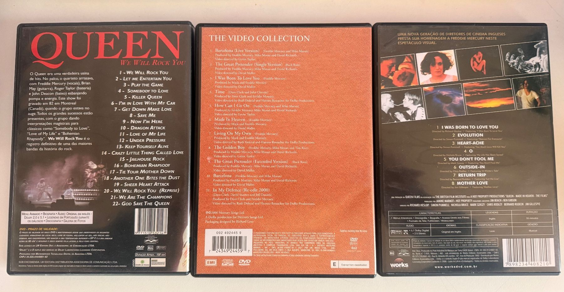 Tutti i DVDs: 3 X Queen DVD – Usato da Fehraltorf venduto da Djrog 1