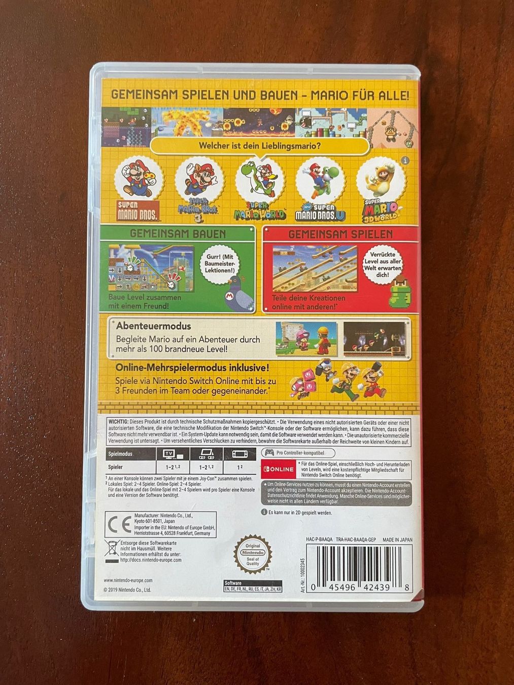 Nintendo Spiele: Super Mario Maker 2 / Nintendo Switch – Gebraucht aus Läufelfingen von  1
