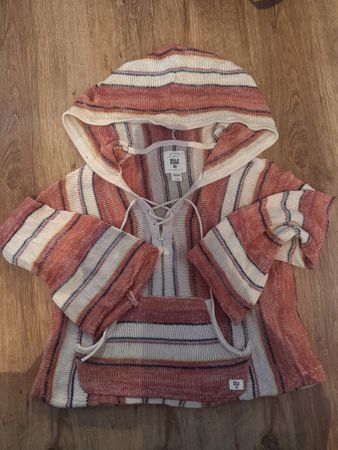 Pull à capuche Billabong rayé multicolore taille S