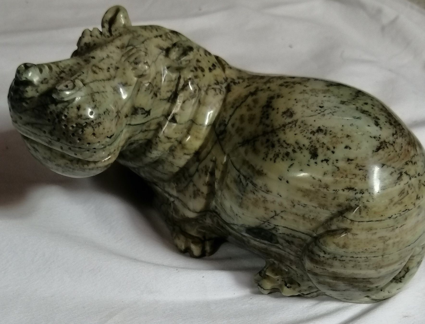 Sculture & Statue: Nilpferd sehr schönes  Nilpferd / Speckstein – Usato da Oberriet SG venduto da Atir47 8